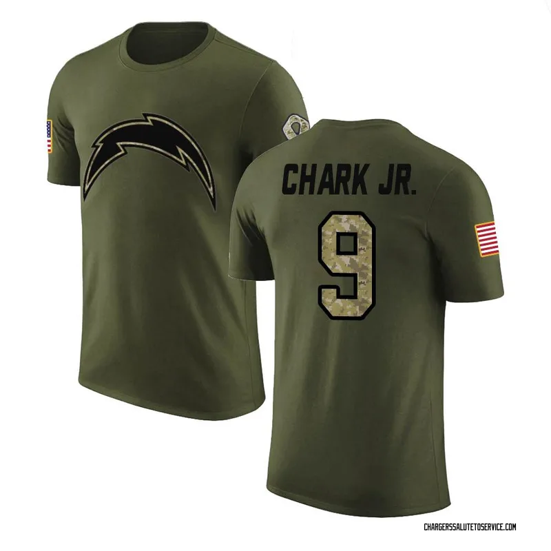 Men's DJ Chark Jr. Los Angeles Chargers Legend Olive Salute to Service T-Shirt