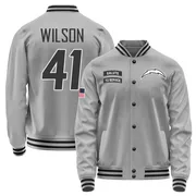 Men's Jerry Wilson Los Angeles Chargers Gray Salute to Service Performance Jacket