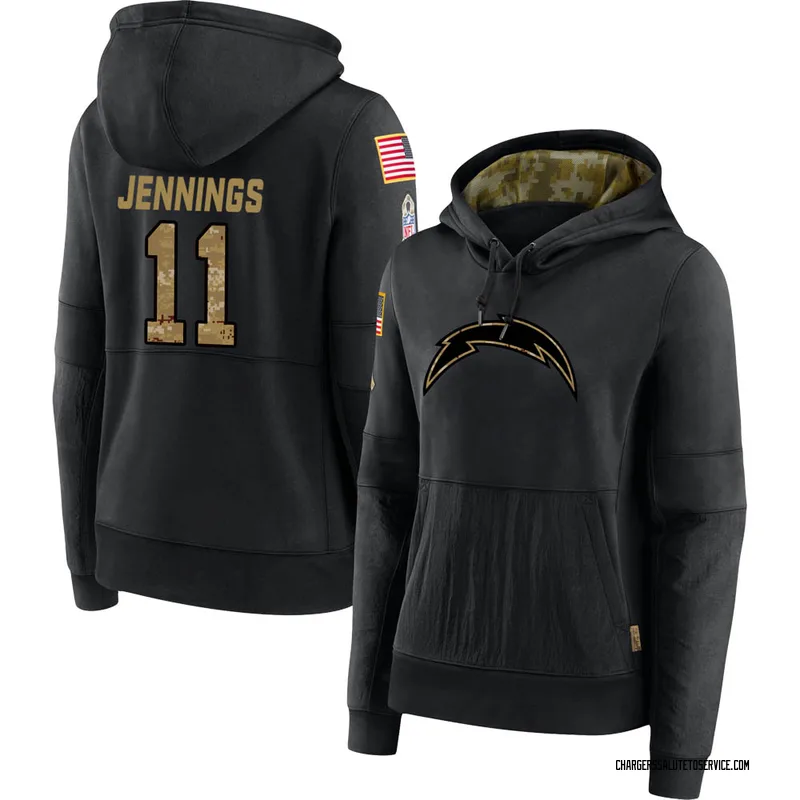 los angeles chargers salute to service hoodie