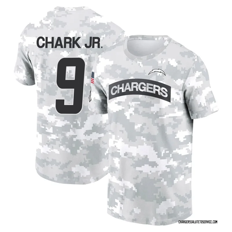 Youth DJ Chark Jr. Los Angeles Chargers Camo Arctic 2024 Salute to Service Performance T-Shirt