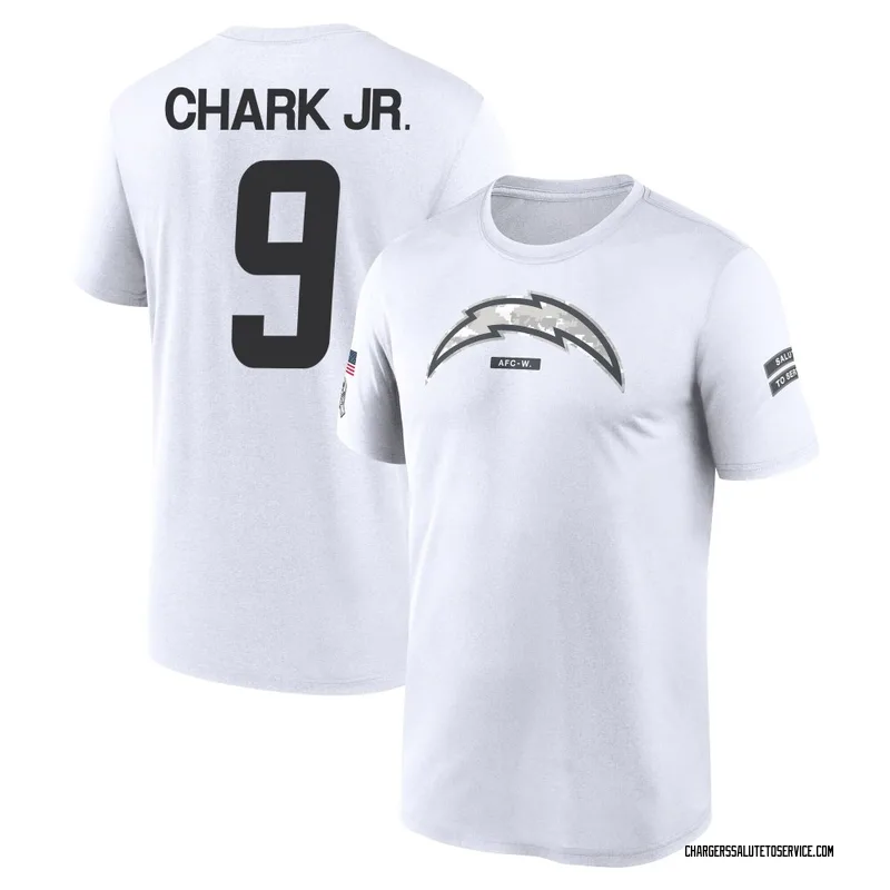 Youth DJ Chark Jr. Los Angeles Chargers Legend White 2024 Salute to Service Performance T-Shirt