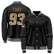 Youth Teair Tart Los Angeles Chargers Black Salute to Service Sideline Performance Jacket
